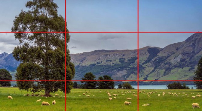 Using the ‘rule of thirds’ in composition